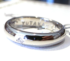 北海道滝川市自分で作るエンゲージリング900