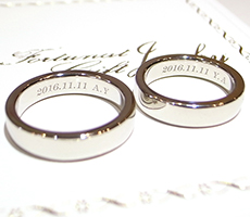 北海道滝川市二人で作るマリッジリングプラチナ900